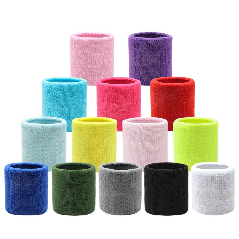 Cotton Wrist Support Band Sport Bracers Sweat Towel Cuff Tennis Wrist Guard Protector Strap Fitness Run Gym Sweatband