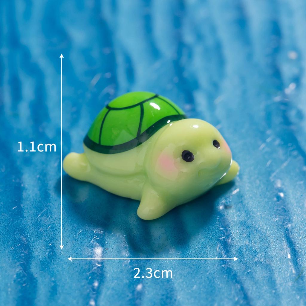 Micro Landscape Cartoon Cute Little Turtle Decoration Diy Accessories Blind Bag Accessories Fish Tank Turtle Decoration