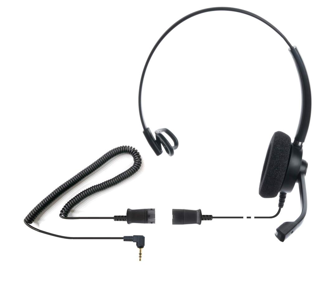 IPD Noise Wired Headset with Jack for Wired IP Compatible with Panasonic KX Polycom IP Cisco Grandstream GXP and Gigaset with Jack Port Not for