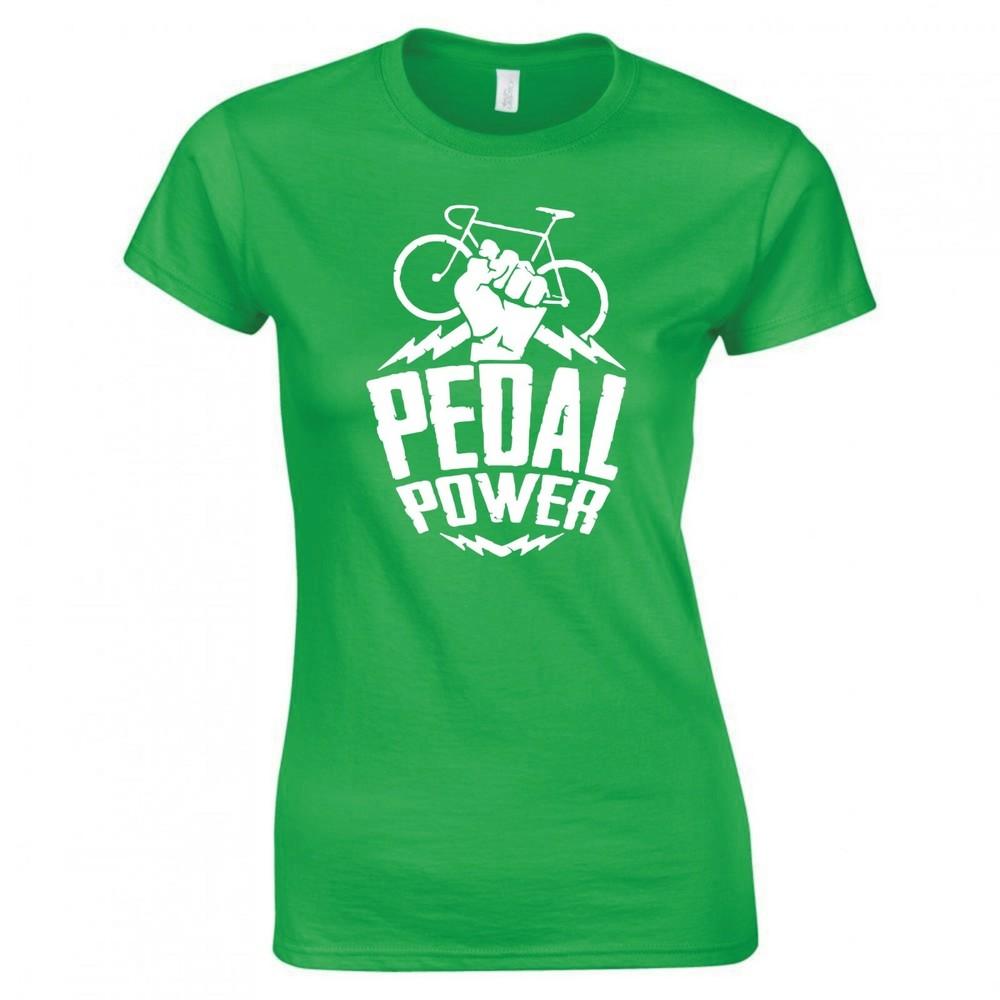 Funny Bicycle Pedal Power Skinny Fit TShirt