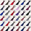 Men'S Zipper Tie Groom Wedding Red 8Cm Dress Business Black Knot-Free Lazy Easy To Pull Blue