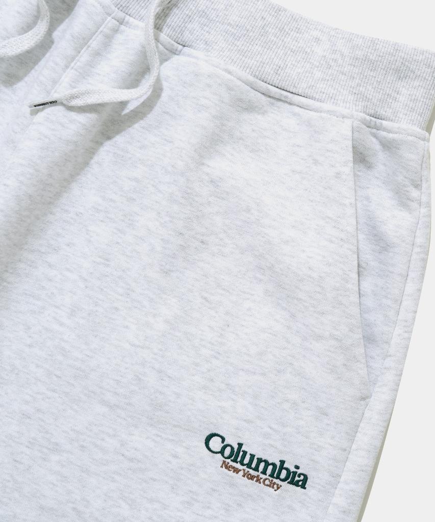 Шорты-штаны COLUMBIA UNIVERSITY Nyc Emb Terry_Светло-серый меланж