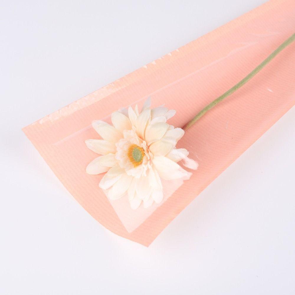 20pcs Waterproof Flower Bouquet Packaging Bags Rose Flower Bouquet Wrapping Bag  Teacher's Day