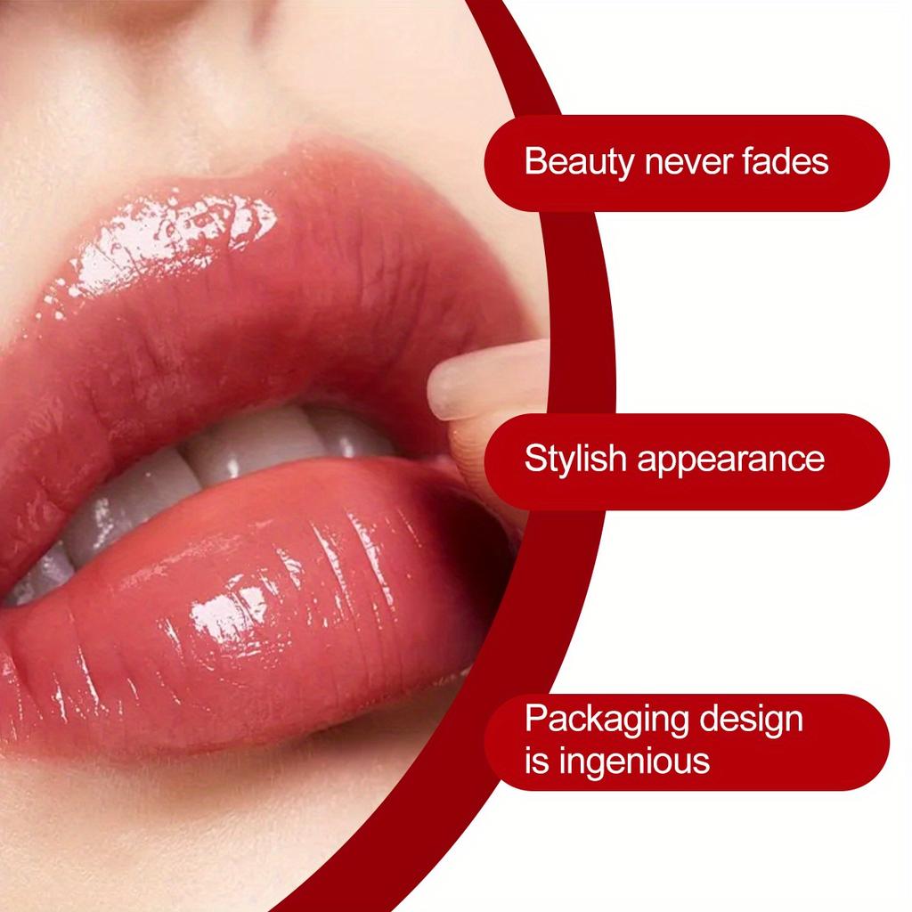 Lip Gloss Set Lip Oil Mirror Long Lasting Pearl BB Lip Transparent Makeup Shine Glitter Lip Gloss Women Cosmetic  6 Color Sexy Moisturizing Lip Gloss