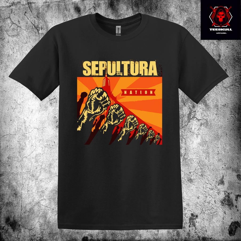 26 Sepultura Nation Хэви-метал Рок-группа Футболка Унисекс Плотный Хлопок Футболка S-3XL Унисекс Футболка