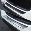 Для Toyota Yaris Нержавеющая сталь наружный Задний бампер Защитная накладка Порог Багажник Задняя защитная пластина Накладка Декоративные аксессуары