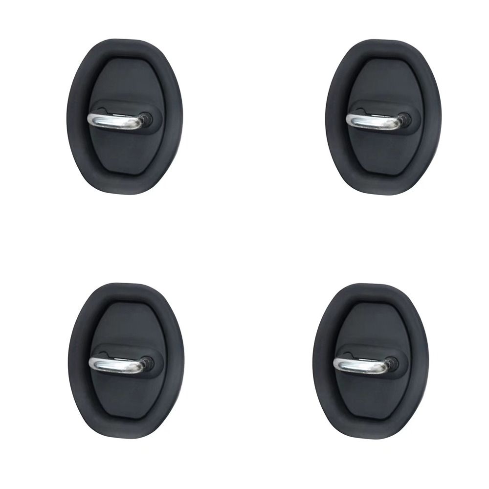 Silent Accessories Car Door Lock Buckle Protection Cover Black/White Protective Cover  Car