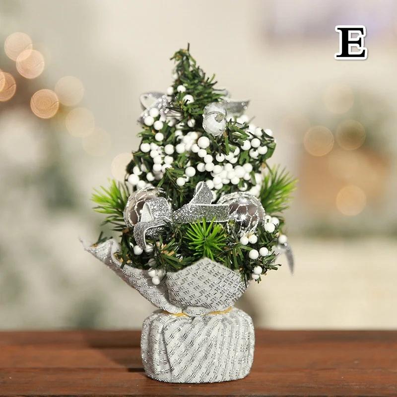Mini Christmas Tree Christmas Ornaments Festival Table Miniature Ornament Home Decoration