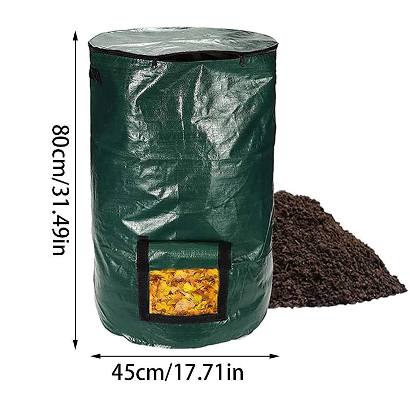 Fermentation Waste Pe Collectors Organic Compost Bags Disposal Composters Garden Waste Bins
