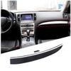 Glossy Piano Black Passenger Cover Trim Sticker For Infiniti G25 G35 G37 2007-13