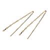 925 Silver Lips O Word Chain Tassel Stud Earrings Women 14k Gold Plating Earrings Summer Beach Party Jewelry