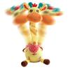 Dancing Talking Giraffe Toy, Stuffed Animal Baby Toy Repeating What You Say, Glowing Musical Giraffe With Children'S Songs Gifts