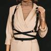 Регулируемые ремни Body Harness Ретро кожа из ПУ Кожаный Женский Бюстгальтер-шлейка Бондаж Корсет Готический Пояс на талию Украшение Подвязка