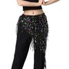Shiny Sequins Belly Dance Hip Scarf Triangular Dancer Skirt Dance Belt Belly Dance Belt  For Girl