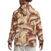 Nike All Over Print Basketball Sports Drawstring Hoodie Jacket Men Jacket Brown DQ6116-217