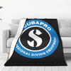 Фланелевое покрывало Scubapros Diving Logo Теплое плюшевое одеяло Мягкое покрывало для кровати Гостиной Дома Путешествий Дивана
