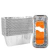 30/50Pcs Disposable Grill Grease Tray Aluminum Drip Pans Disposable Aluminum Foil Box  Kitchen Prep