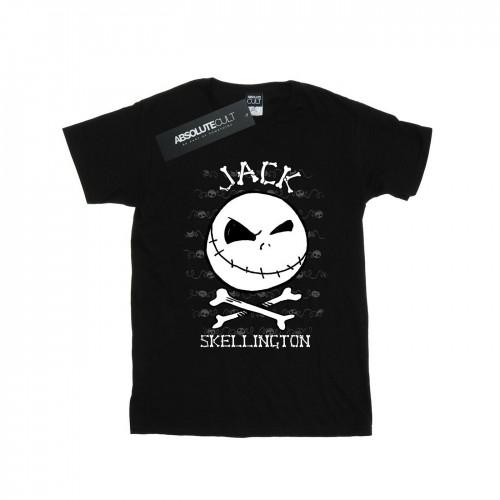 Disney Mens Nightmare Before Christmas Jack Face T-Shirt