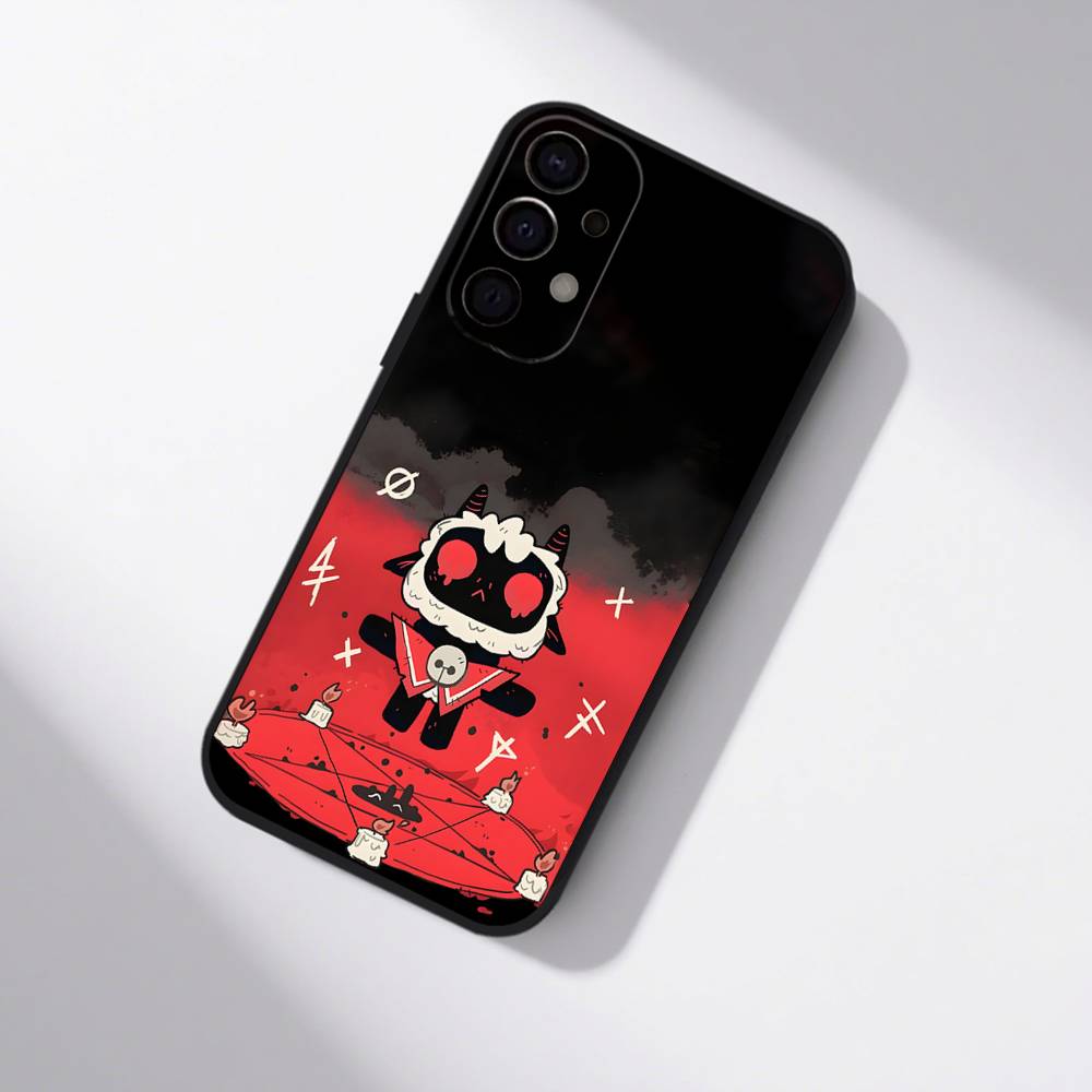 Чехол для телефона C-Cult the L-Lamb Sheep Черный для Samsung S25, S24, S21, S22, S23, S30, Ultra, S20, Plus, Fe, Lite, 5G