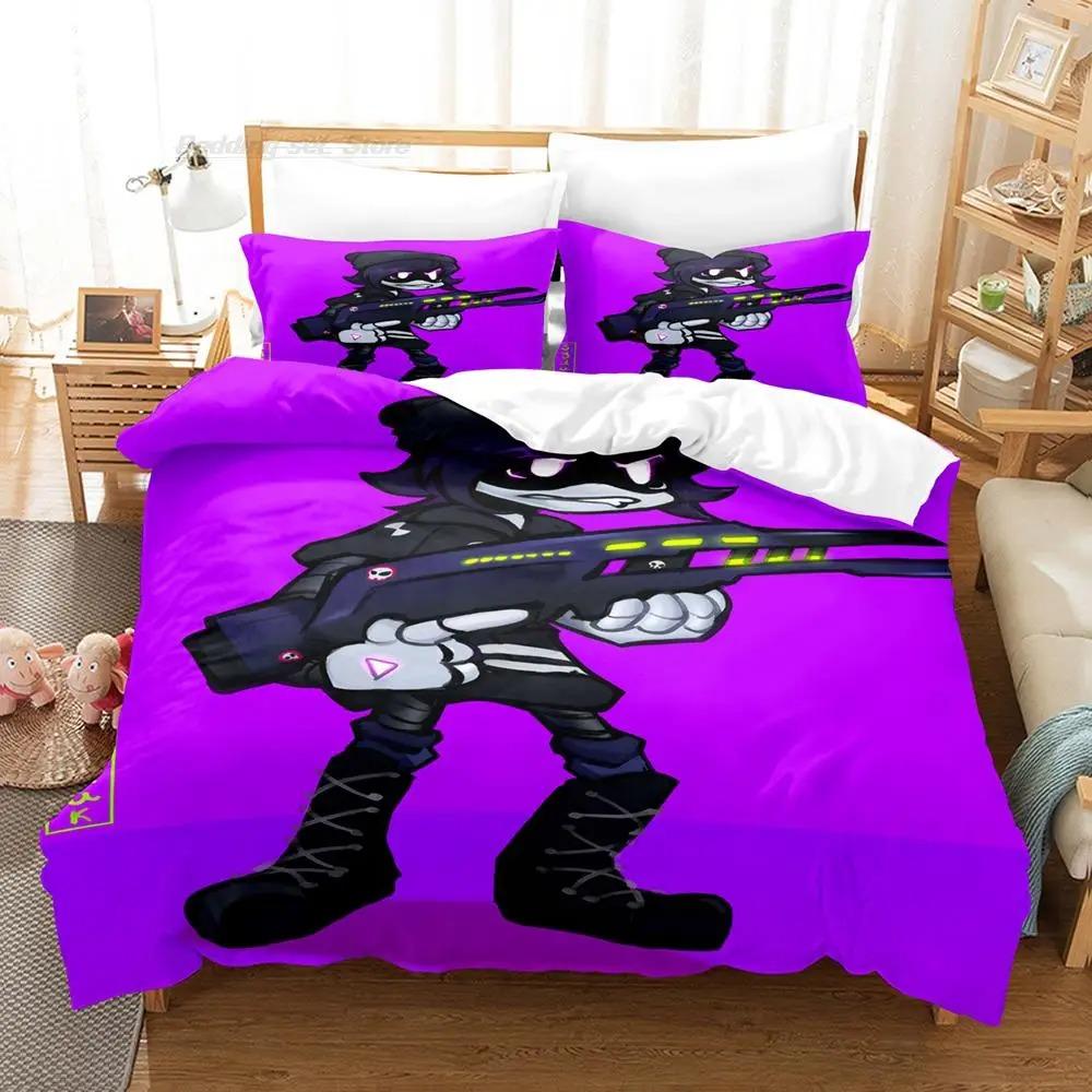 Murder Drones Bedding Set Single Twin Full Queen King Size Bed Set Aldult Kid Bedroom Duvetcover Sets 3D Print Anime