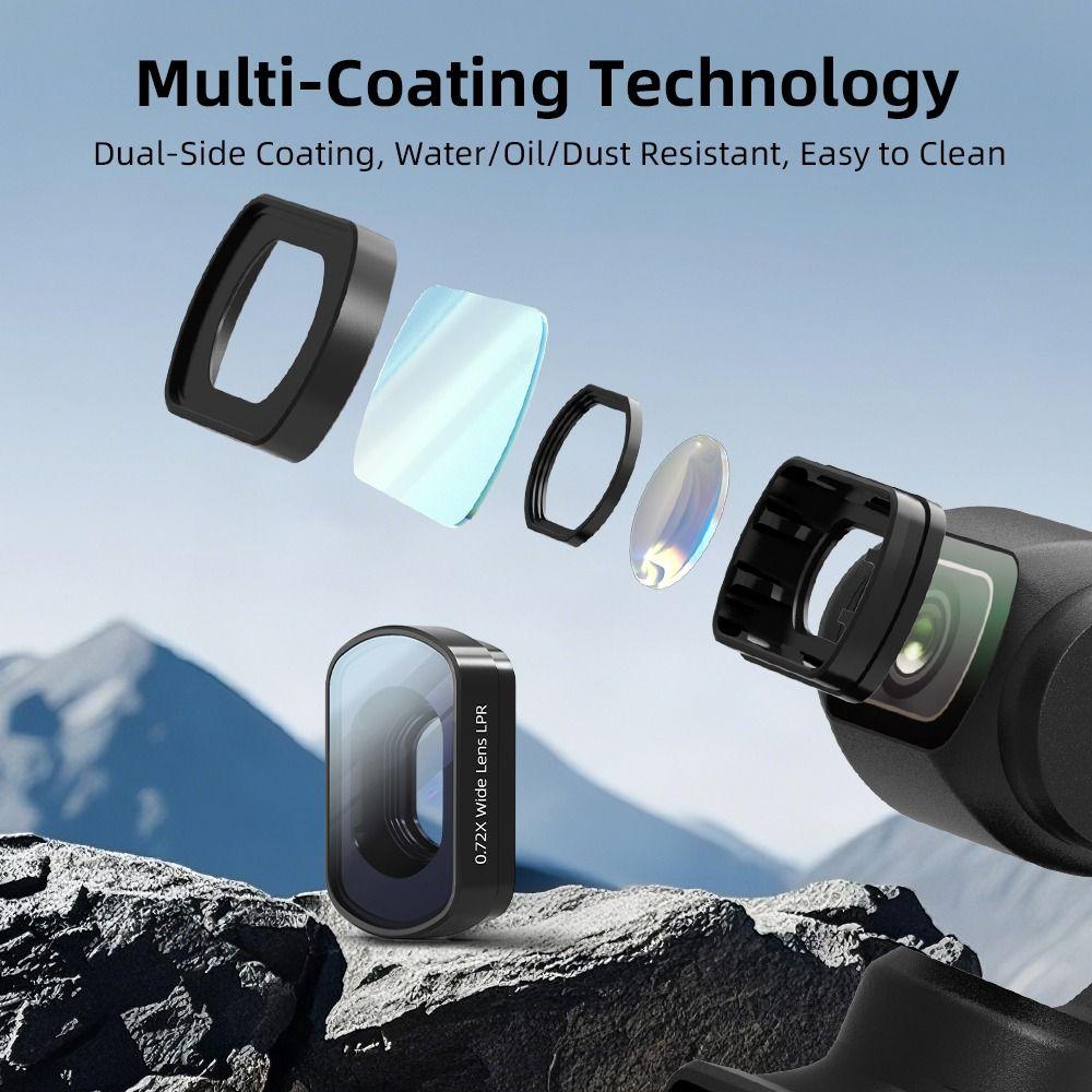 HD Opitical Glass Beauty Filter for DJI Osmo Pocket 4 3 Gimbal Camera Accessories