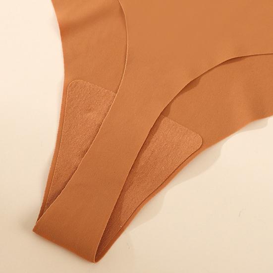 Women's Cotton Thong Soft Breathable Seamless Panties Ladies Sexy Low-rise Briefs Stretchy Bikini Underwear