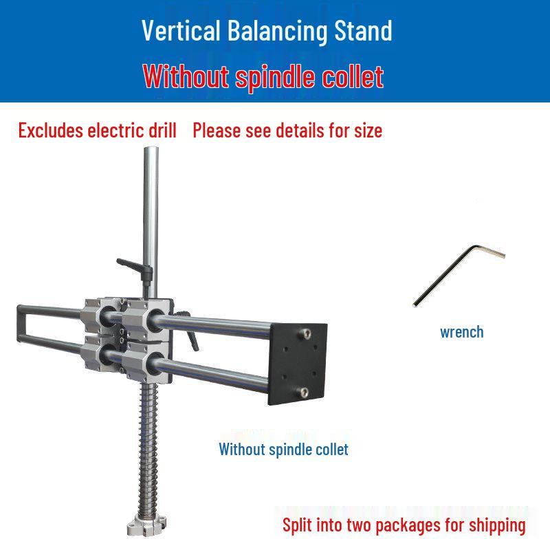 Telescopic Universal Handheld Drill Stand for Benchtop Drilling and Tapping