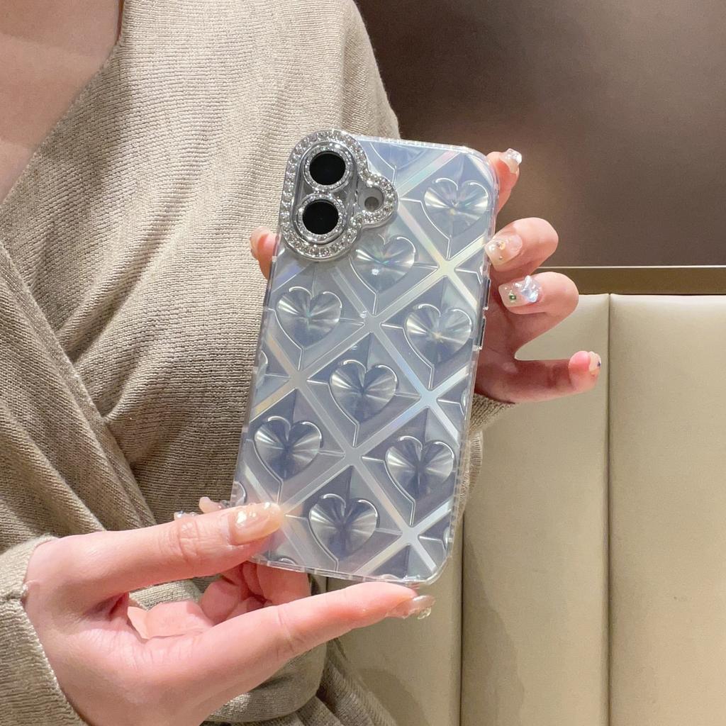 Applicable To Apple 16 ProMax Diamond Butterfly Mobile Case IPhone 15 Laser Advanced Sense 14 Love Protection Case