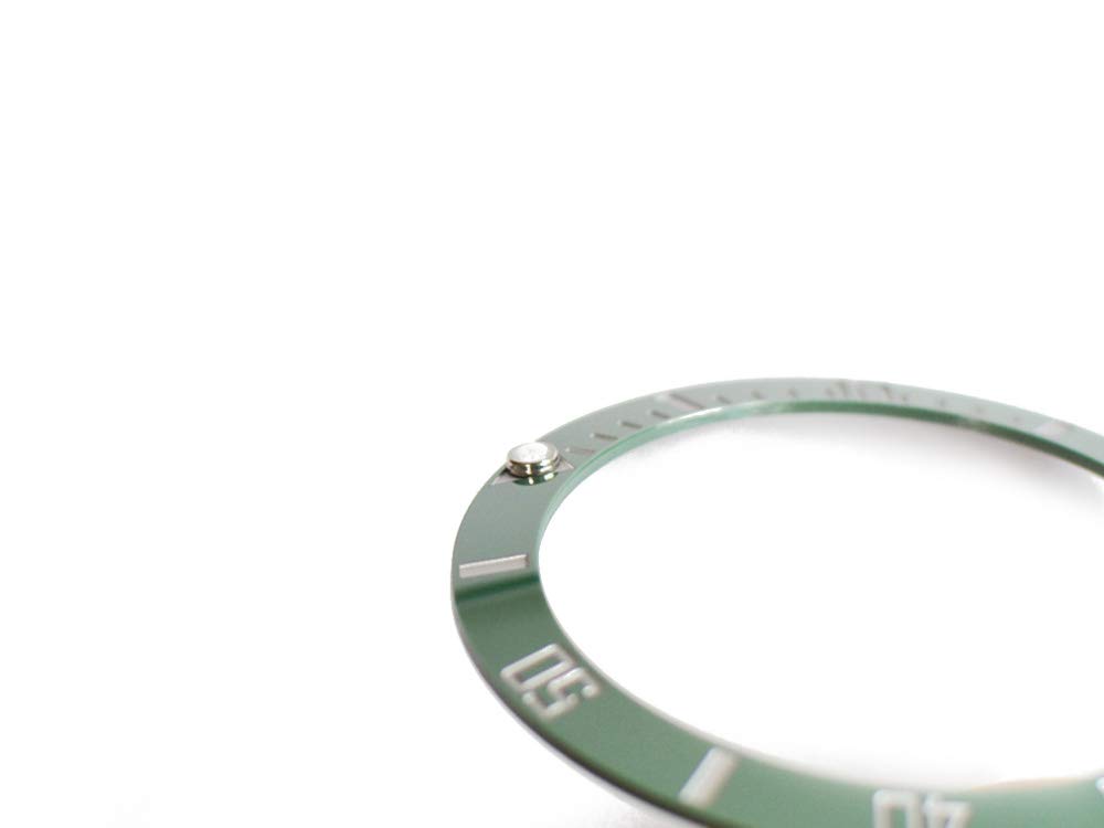 Запчасти King Watch Совместимы с Rolex Submariner Зеленая Керамика Совместимы с Часами с Корпусом 40 мм [Импорт Оригинал] 116610LV, Безель, (116610LN,