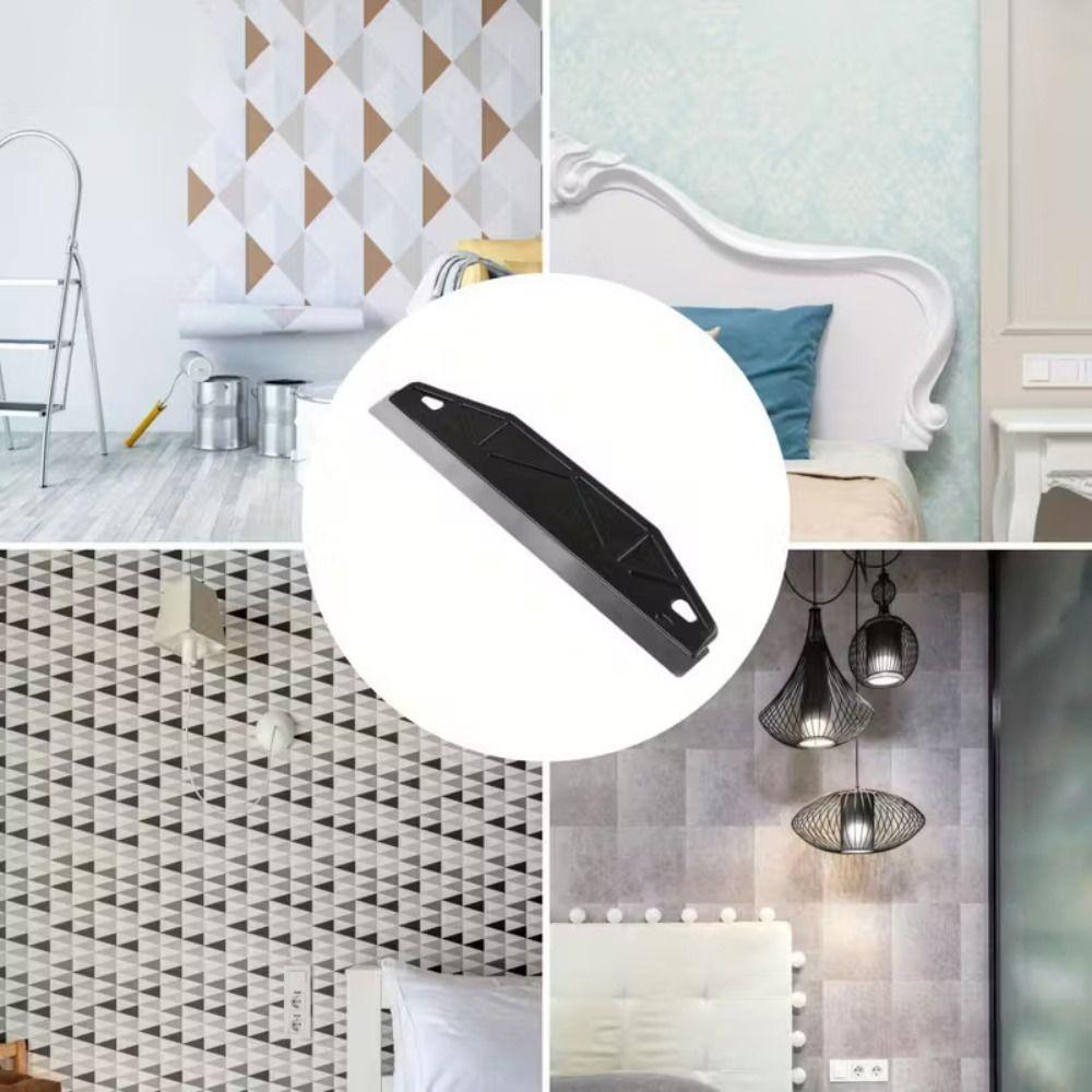 Stainless Steel Paint Edger Tool Ergonomic Handle Wallpaper Scraper Wall Trim