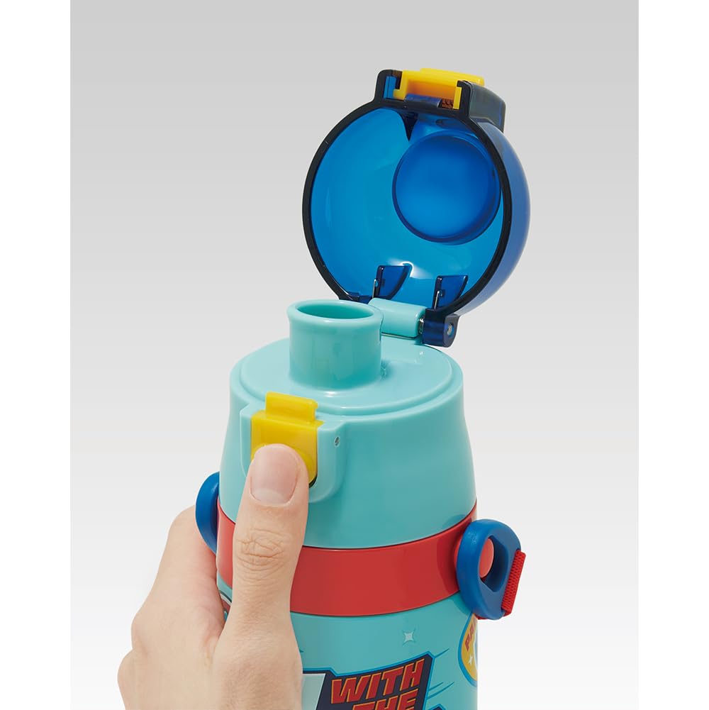 Skater Stainless Steel Water Bottle for Direct Paw Patrol Cooling Sports Water Kids, Drinking, 470ml, 24, Lightweight, Child-Friendly, Only, Bottle,