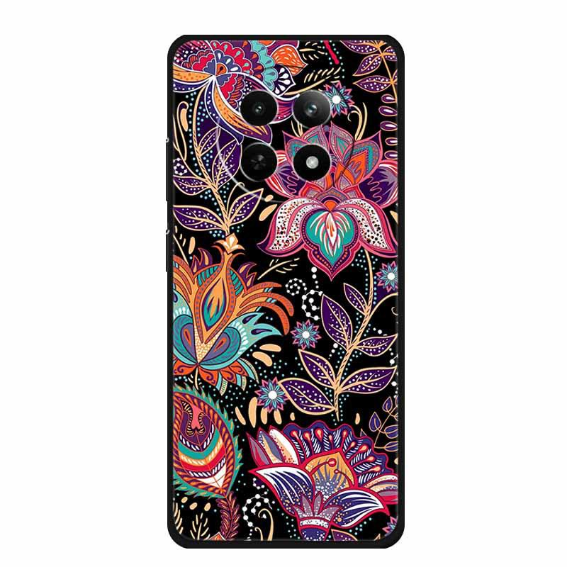 Чехол для телефона Realme 12 5G: Цветная тисненая painting, Ударопрочная с вогнуто-выпуклой текстурой - 1 шт.
