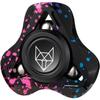Fox Tri 1.8'' Fidget Spinner with Steel Beads, Luminous Metal Spinners Toy, Premium Bearing 2~4Min, Autism Sensory ADHD Anxiety Focus Meditation