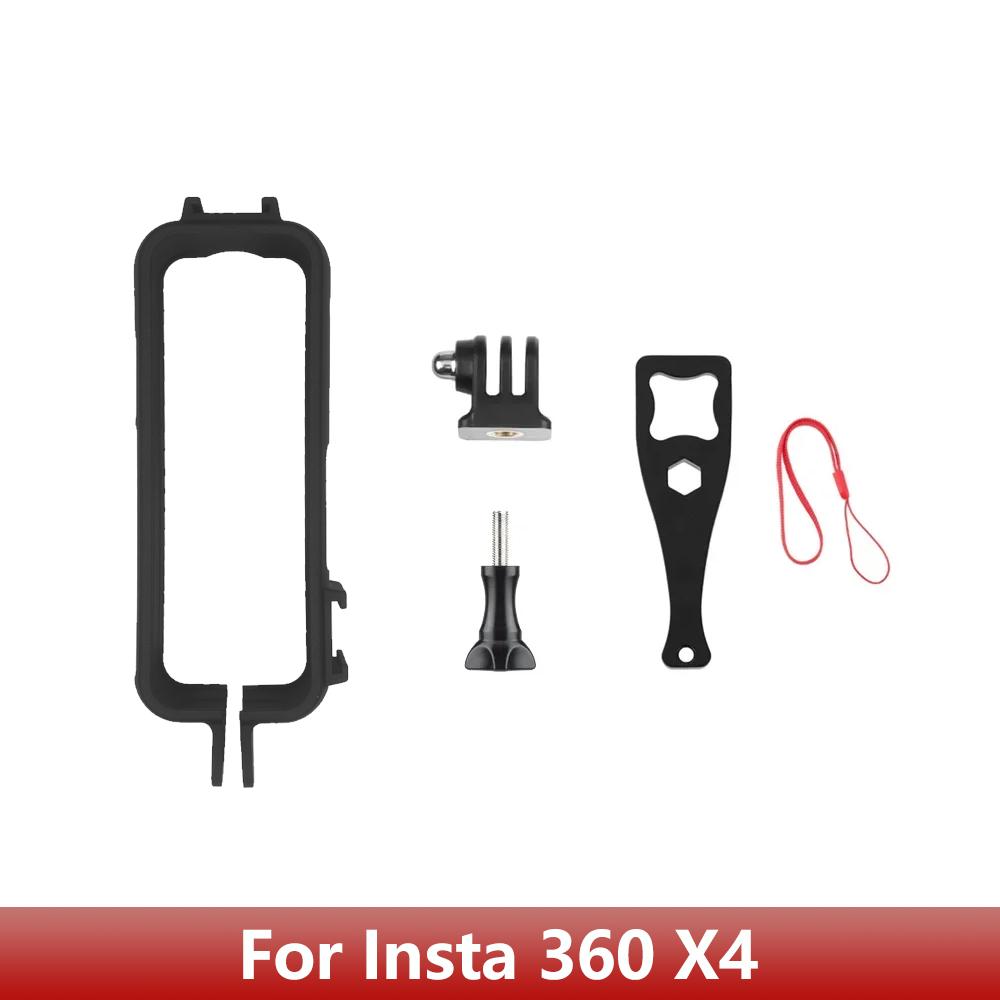 Защитная рамка, противоизносный чехол с адаптером, крепежный винт для экшн-камеры Insta360 X3 Insta 360 X4, аксессуары
