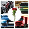 Цветочные украшения для автомобиля Романтические буквы Алфавита Украшения для свадебного автомобиля На стекло автомобиля Внешний вид автомобиля