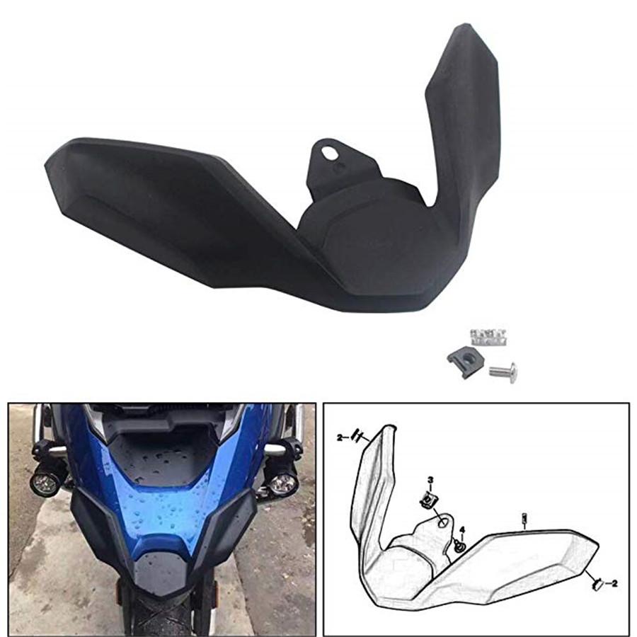 Переднее крыло для BMW R1200GS LC 2017-2019/ R1250GS 2019 Мотоциклетные запчасти Переднее крыло Удлинитель клюва Защита колеса Обтекатель Черный