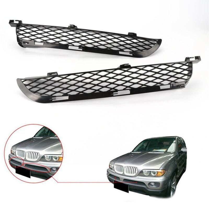 Front Lower Bumper Grille Inlet Grill Replacement Fit For BMW 2004-2006 X5 E53 Facelift Car Accessories 51117116397 51117116398