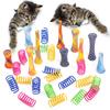 GeeRic 42-Piece Set of Cat Spring Toys, Tubes, Stress Relief, Indoor Games, Cat Supplies, Playtime with Cats