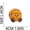 14pcs Sports Themed DIY Embroidered Iron On Patches,Football Basketball Cartoon Appliques for Jacket Backpack Hat Bag Decoration