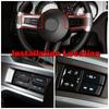 Для Ford Mustang 2010 2011 2012 Набор для ремонта кнопок рулевого колеса автомобиля Наклейка-декаль Исправить выцветшие некрасивые анти