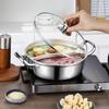 Stainless Steel Yuanyang Hot Pot - Thickened Large-Capacity Double-Ear Shabu-Shabu Pot