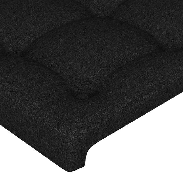 Maison Exclusive - Tête de lit Noir 160x5x118/128 cm Tissu
