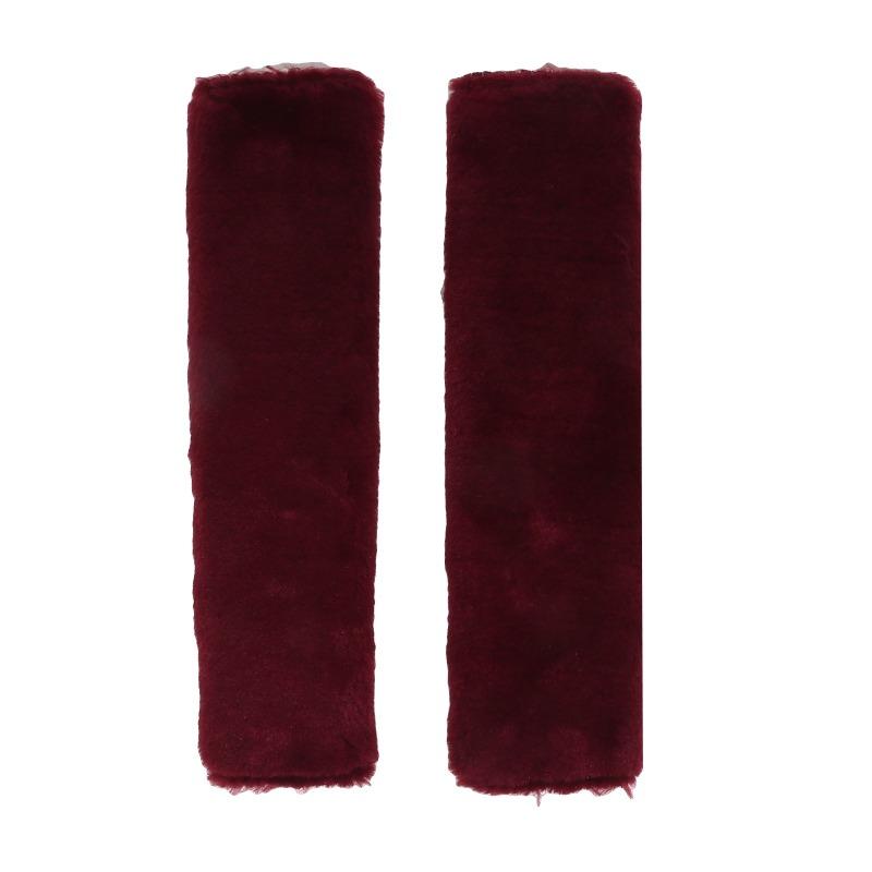 New 2 Pcs Car Seatbelt Shoulder Pad Comfortable Driving Seat Belt Vehicle Soft Plush Auto Strap Harness Cover Decoration