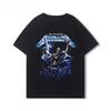 2026 Metallica Ride The Lightning Футболка Мужская и Женская С коротким рукавом Винтажные Топы Футболка Люксового Бренда Рубашка Y2k Уличная Одежда