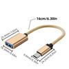 USB Type C Male to USB Female Cable Adapter USB-C To USB OTG Adapter Cable OTG Cable 3