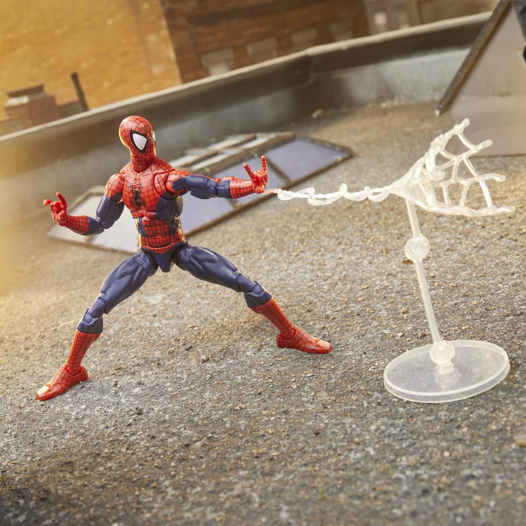 Hasbro MARVEL Marvel Legends Maximum Series Spider-Man, коллекционная фигурка Deluxe Spider-Man Comics 15 см, потрясающая артикуляция, потрясающий