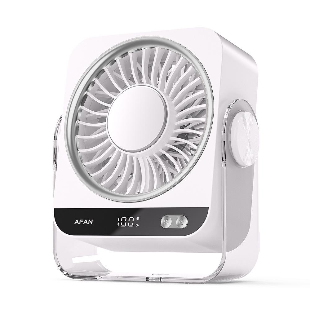 2026 Wall-Mount & Desktop Refrigeration Fan: Compact Semiconductor Air Conditioner with Ice Pack