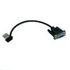 Компактный адаптер-кабель RS232 DB9 Female на USB 2.0 A Female для удобного подключения устройств Простое подключение