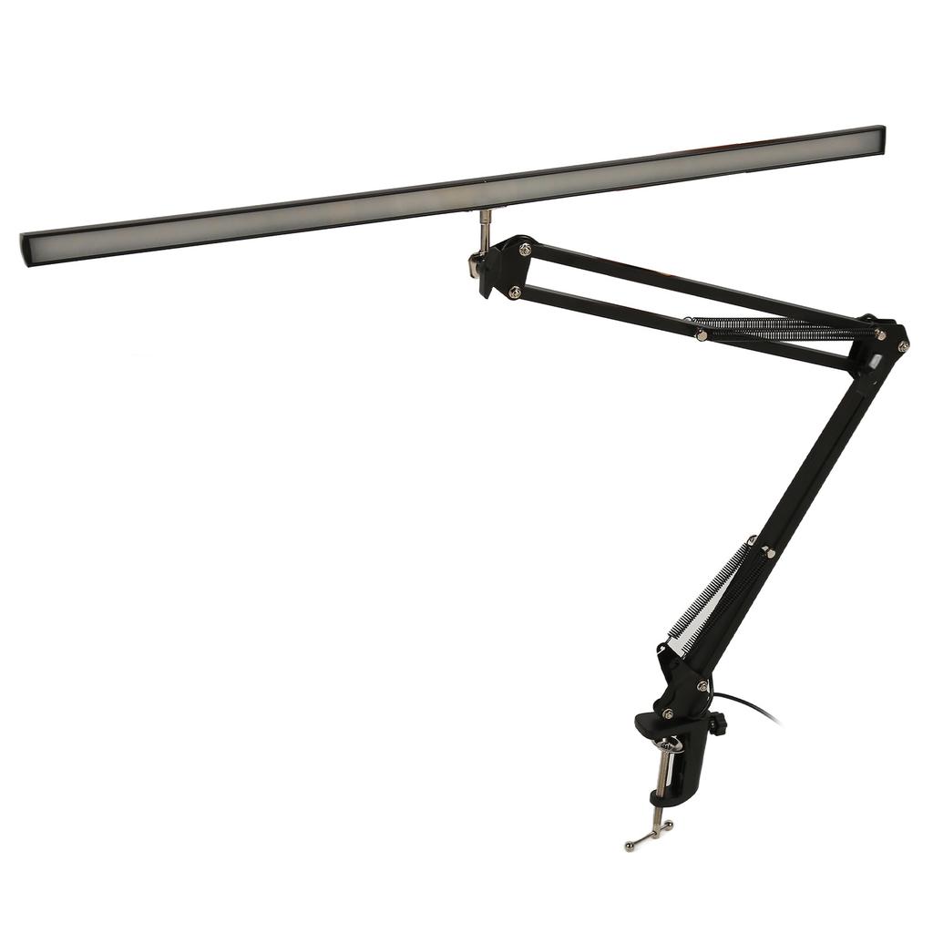 LED Buty Lamp with Clamp Clip On Desk Lighting Swing Arm Brightness Salon Lamp for Makeup Tattoo Eyebrow Rding