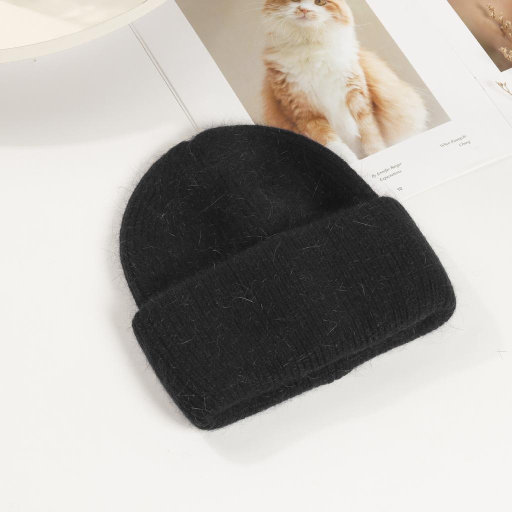 Winter Hat Korean Rabbit Hair Pullover Hat Women Fashion Knitted Hat All Match Warm Knitted Hats